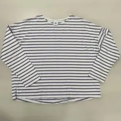 デビロック　ラベンダー　ボーダー　長袖カットソー140センチ