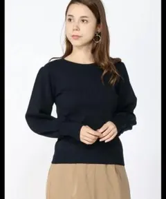 Techichi ニット　ネイビー　テチチ