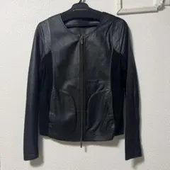 Profile レザーコンビジャケット（山羊革）のサムネイル