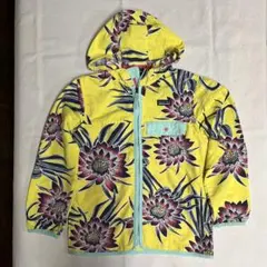 patagonia 花柄ウインドブレーカー　ナイロンパーカー　130サイズ