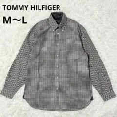 TOMMY HILFIGERトミーヒルフィガー メンズ シャツ長袖 ボタンダウン