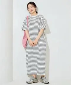 【新品】フリークスストア　半袖ロングワンピースのサムネイル
