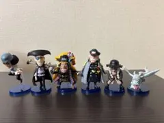 ワンピースワールドコレクタブルフィギュア 黒ひげ海賊団一部セット