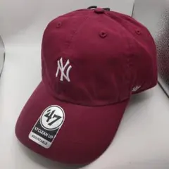 ◆1715 新品未使用　47Brand ニューヨークヤンキース　エンジ