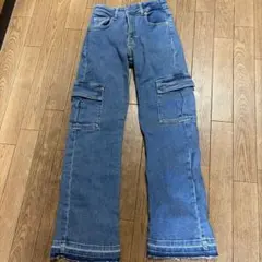 ZARA カーゴデニムパンツ 164cmのサムネイル