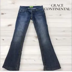 GRACE CONTINENTAL グレースコンチネンタル　フレアデニム　26のサムネイル