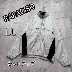 ⚪︎ PARADISO ゴルフ　セットアップ　ウインドブレーカー ベージュ LL
