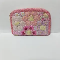 リバティ布ポーチ