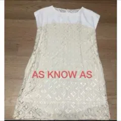 AS KNOW AS PINKY ノースリーブ トップスのサムネイル