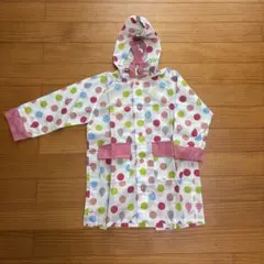 Branshes ベビーレインコート 水玉模様