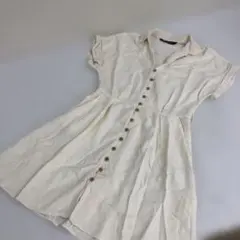 ZARA ザラ　半袖シャツワンピース　スカートワンピース　XSサイズ