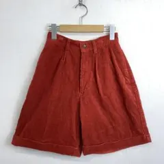 Wrangler コーデュロイ ハーフパンツ レッド 日本製 vintageのサムネイル
