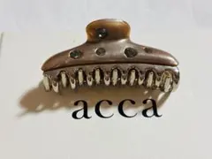 美品】アッカ acca グリーン クリップ マーブル グリーン - メルカリ