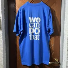 80s 90s USA製古着 ヴィンテージ Tシャツ テレビ局 教育系メッセージ 