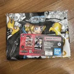 一番くじ　ワンピースカードデザイン　ブランケット　サボ