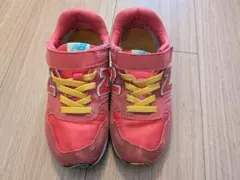 ニューバランス　New Balance ピンク スニーカー ベルクロ　19.5