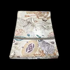 袋帯 鳳凰 花文様 金糸 銀糸 和装 着物 きもの 帯 振袖 430センチ 