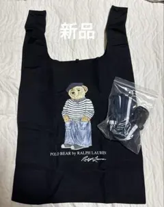 新品未使用✨ポロラルフローレン　ポロベアワンポイントレインバッグ　黒　2way