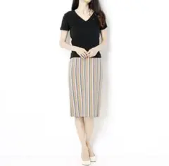 【送料込・美品】BEAUTY&YOUTH ストライプスカート❤️