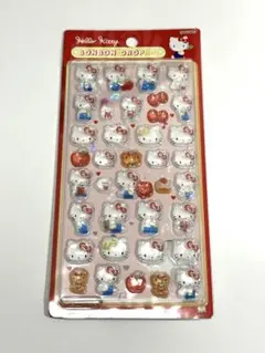 ボンボンドロップシール　サンリオ　BONBONDROP 通常サイズ赤キティ