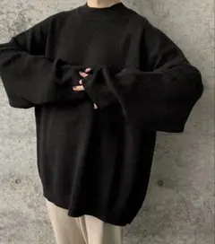 【セレクトモカ】シンプルオーバーサイズニット