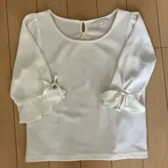 PROPORTION BODY DRESSING ホワイト五分袖トップス