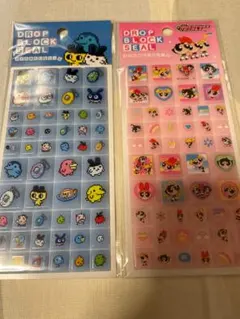 たまごっち　パワーパフガールズ　タイルシール　タイルみたいなシール　シール