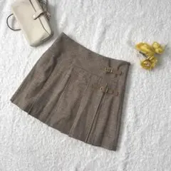 SANDRO サンドロ バックル付きプリーツスカートのサムネイル