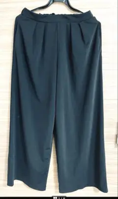 UNIQLO☆黒☆Lサイズ☆楽ちんとろみパンツ