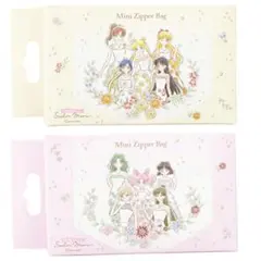 【未使用】3COINS×セーラームーンコラボグッズ　ジップバッグミニ　2点セットのサムネイル