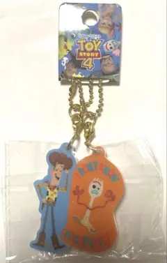 トイストーリー4 ウッディ&フォーキーキーホルダー