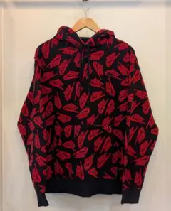 NIKE　スウェットパーカー　総柄　ロゴプリント　DD4848-657　2XL