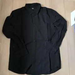 ユニクロ　メンズネルシャツ　薄手　黒　綿100%
