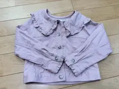 any FAM デニム　ジャケット　ピンク　セーラー襟
