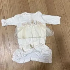 petit main フラワー装飾ツーウェイ・ドレスオール50〜70