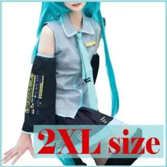 【2XLサイズ】初音ミク 定番 コスプレ かわいい 衣装 セット プロセカのサムネイル