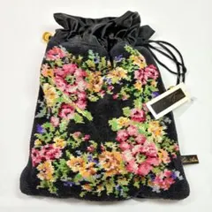 Lake Alster レイクアルスター 巾着ポーチ　花柄