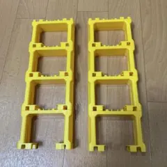 プラレール　ブロック橋脚　黄色8個セット　洗浄済み