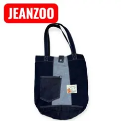【希少】JEANZOO ジーンズー デニムリメイク トートバッグ 岡山倉敷デニム