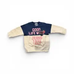 MIKIHOUSE DOUBLE.B 新品未使用タグ付き　トレーナー　80サイズ