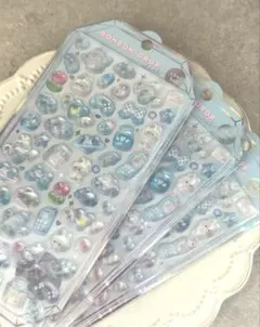 正規品♡ボンボンドロップシール　みずいろシャーベット　3枚セット