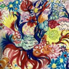 【TSUMORI CHISATO 】花柄フレンチスリーブワンピース・チュニック