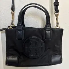Tory Burch ブラック ナイロン ショルダーバッグ