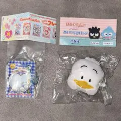 サンリオ シャカシャカフレークシール風チャーム　ぬいぐるみバッジ ペックル