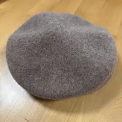 帽子 ウール ブラウン ベレー帽