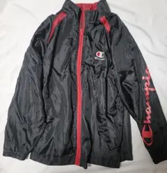Champion キッズ ウィンドブレーカー 150cm ブラックのサムネイル