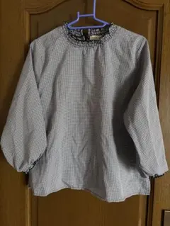 ギンガムチェック　ブラウス