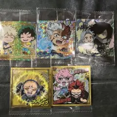 僕のヒーローアカデミア ウエハースシール　デク　爆豪ほか5点セット