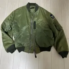 DOG FIGHT MA-1 フライトジャケット カーキ LARGE - メルカリ
