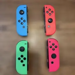 【ジャンク品】Nintendo Switch ジョイコン 4色セット